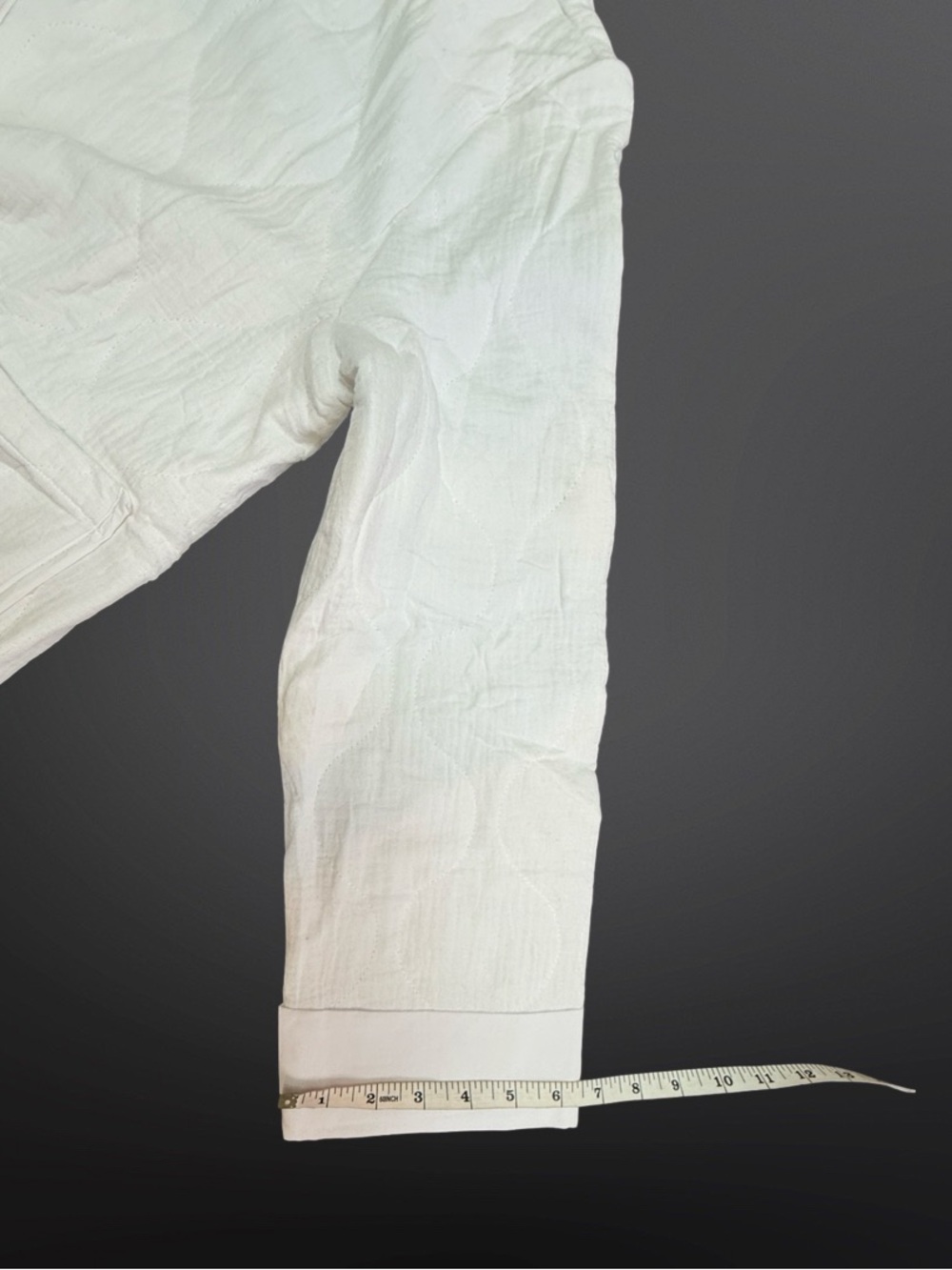 Women’s Cream Tie-Front Blazer with Patch Pockets - Picture 7 of 10